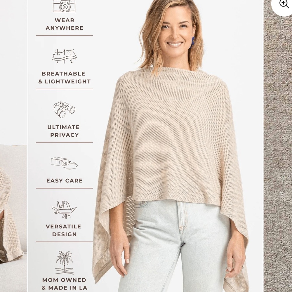 We Are Amma Cocoon | Knit Wrap | Natural, Beige, Cream